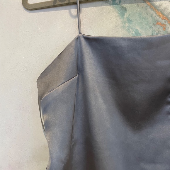 Silky blue superdown top - Picture 4 of 5